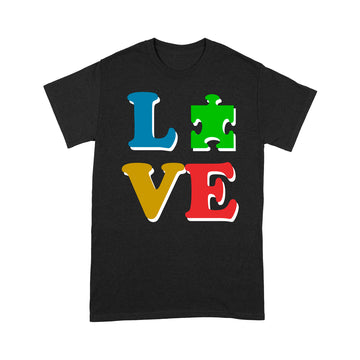 Love Autism Autism Awareness Gifts Shirt - Standard T-shirt