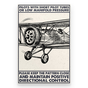 Pilots With Short Pilot Tubes Or Low Manifold Pressure Poster - Standard Poster