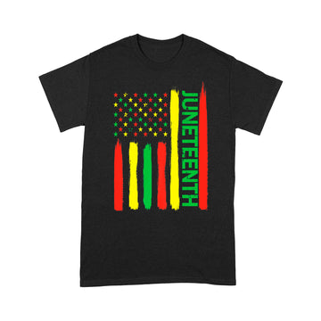 Juneteenth In Flag For Black History Day Black History Junet Shirt - Standard T-Shirt