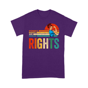 Women's Rights Are Human Rights Shirt For Women Support For Women Feminist Female Vintage Rosie T-Shirt - Standard T-Shirt