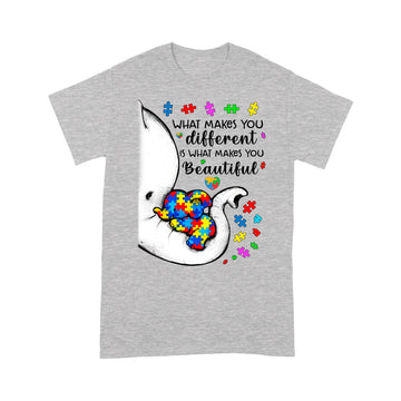 Elephant What Makes You Different Autism Child Awareness Shirt - Standard T-Shirt