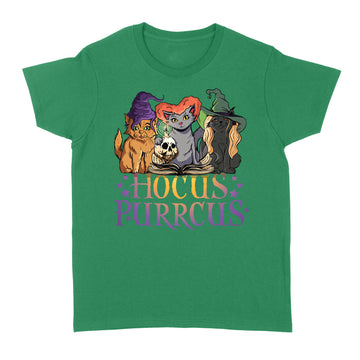 Hocus Purrcus Halloween Witch Cats Funny Parody Shirt - Standard Women's T-shirt