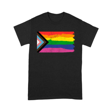 Pride Month Lgtbq Rainbow Black Pride Flag Shirt - Standard T-Shirt