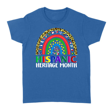 National Hispanic Heritage Month Rainbow All Countries Flags Shirt - Standard Women's T-shirt