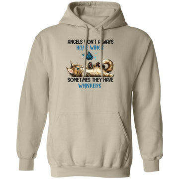 Angels Don't Always Have Wings Sometimes They Have Whiskers Shirt Cat lovers Funny Shirts