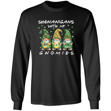 Shenanigans With My Gnomies St Patrick's Day Gnome Shamrock T-Shirt