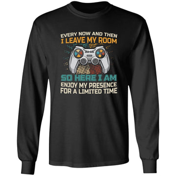Every Now And Then I Leave My Room Funny Gaming Gamer Gifts Shirt