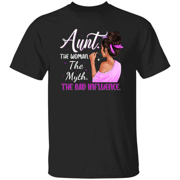 Aunt The Woman The Myth The Bad Influence Vintage Women Shirt