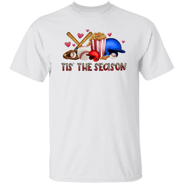 Tis The Season Baseball Game Day Sports Fan Baseball Lovers Shirt