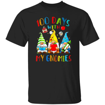 100th Day Of School Gnomes Teachers Students 100 Days Smarter Shirt