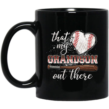 That's My Grandson Out There Baseball Grandma Mother's Day Gift Mug