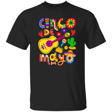 Cinco De Mayo Shirt Mexican Fiesta 5 De Mayo Women Men Girls T-Shirt