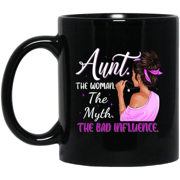 Aunt The Woman The Myth The Bad Influence Vintage Women Mug