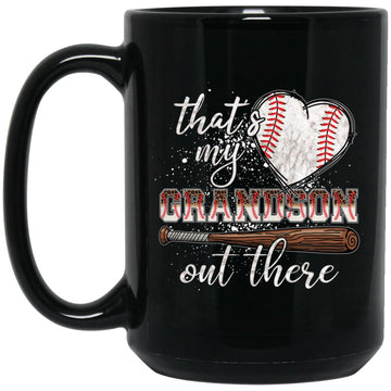 That's My Grandson Out There Baseball Grandma Mother's Day Gift Mug