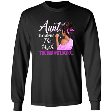 Aunt The Woman The Myth The Bad Influence Vintage Women Shirt