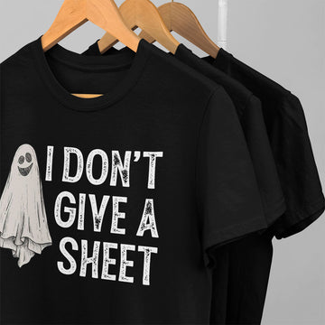 Ghost I Don’t Give A Sheet Funny Halloween Gift Shirt