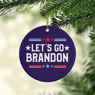 Let’s Go Brandon Ornament - Circle Ornament