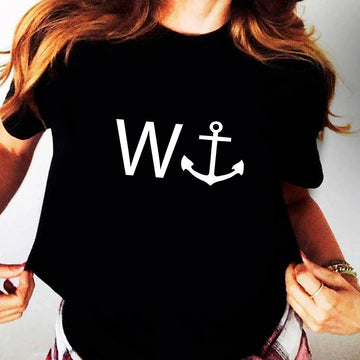 W Anchor Funny Slogan T-Shirt - Standard T-Shirt