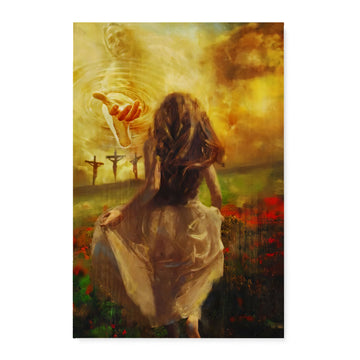 Jesus Run To The Beautiful World Canvas - Matte Canvas (1.25