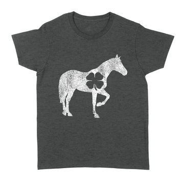 Horse Irish Shamrock St. Patrick's Day Saint Paddy's Girl T-Shirt - Standard Women's T-shirt