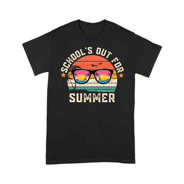 Vintage Last Day Of School Schools Out For Summer Teacher T-Shirt - Standard T-Shirt