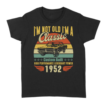 70th Birthday Gifts For Men Dad Retro Vintage 1952 Birthday Shirt - Standard Women's T-shirt