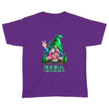 Nana Gnome St. Patrick's Day Matching Family Gifts T-Shirt - Standard Youth T-shirt