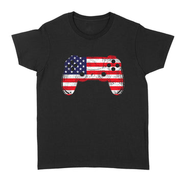 4th Of July T Shirt Video Game Gamer Kids Boys Men USA Shirt - Standard Women's T-shirt