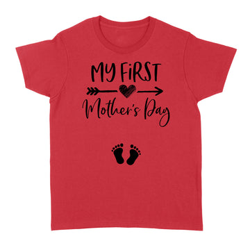 My First Mother's Day Pregnancy Announcement Funny Shirt - Standard Women's T-shirt