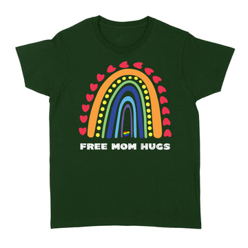 Free Mom Hugs Rainbow Heart Gay Pride Lgbt Shirt - Standard Women's T-shirt