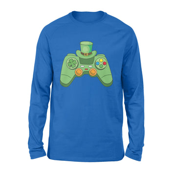 Video Game Gaming St Patricks Day Gamer Boys St. Patty's Day Long Sleeve T-Shirt - Standard Long Sleeve