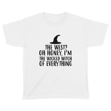 The West Oh Honey I'm The Wicked Witch Of Everything Halloween Shirt - Standard Youth T-shirt