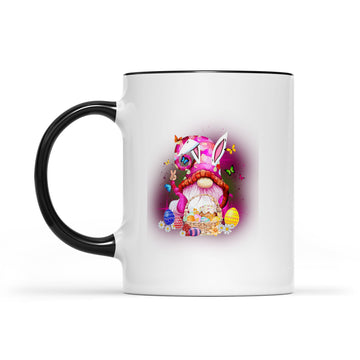 Easter Gnome Bunny With Easter Eggs Basket Funny Easter Day Gifts Mug - Accent Mug