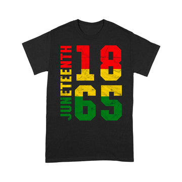 Juneteenth 1865 Vintage Emancipation Melanin Black Pride Shirt - Standard T-Shirt