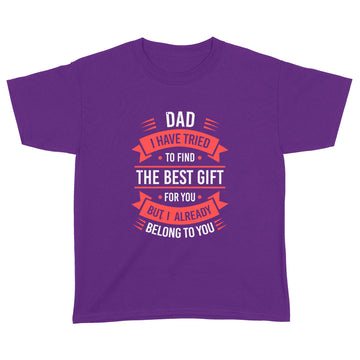 Funny Fathers Day Shirt Dad From Daughter Son Wife For Dad Gifts - Standard Youth T-shirt