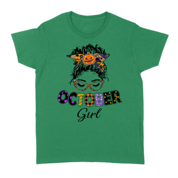 October Birthday Girl Halloween T-Shirt - Standard Women's T-shirt