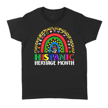 National Hispanic Heritage Month Rainbow All Countries Flags Shirt - Standard Women's T-shirt