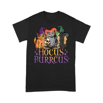 Hocus Purrcus Halloween Witch Cats Funny Parody Shirt - Standard T-Shirt