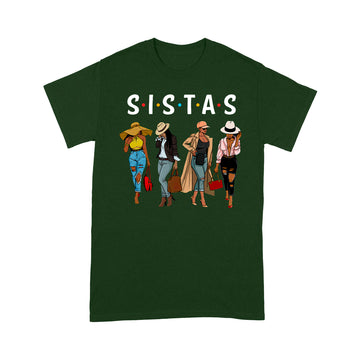 Sistas Afro Women Together, Women tshirt, Women Birthday Tee Shirt - Standard T-shirt