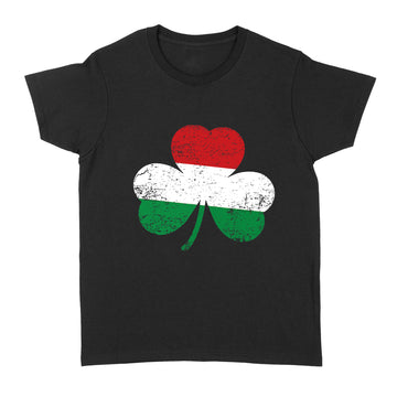 Funny St. Patrick's Day Irish Hungarian Shamrock Flag Gifts T-Shirt - Standard Women's T-shirt
