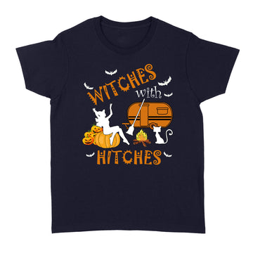 Camping Witches With Hitches Halloween Shirt Cat Lovers Shirt - Standard Women's T-shirt