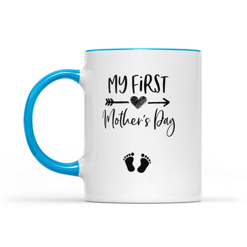 My First Mother's Day Pregnancy Announcement Funny Mug - Accent Mug