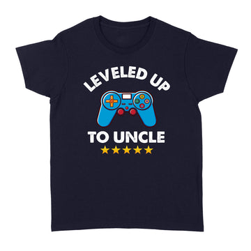 Leveled Up To Uncle 2023 Funny Soon To Be Uncle 2023 T-Shirt - Standard Women's T-shirt