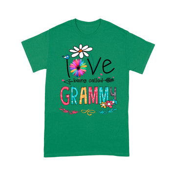I Love Being Called Grammy Daisy Flower Shirt Funny Mother's Day Gifts - Standard T-shirt