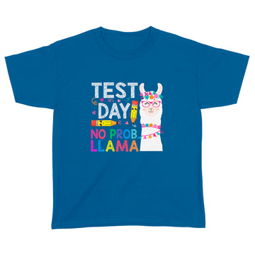 Test Day No Prob-llama Llama Teacher Testing Day Men Women Shirt