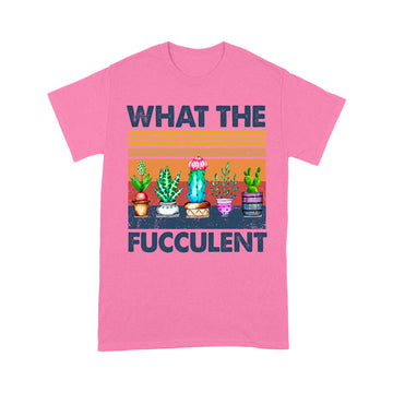 Cactus What The Fucculent Vintage Shirt - Standard T-shirt