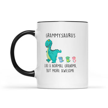 Grammysaurus Like A Normal Grandma But More Awesome Mother's Day Mug - Accent Mug