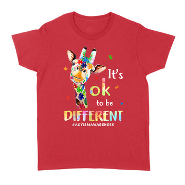 Autism Awareness Acceptance Women Kid Its Ok To Be Different Shirt - Standard Women's T-shirt