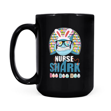 Nurse Shark Funny Easter Day Mug - Black Mug