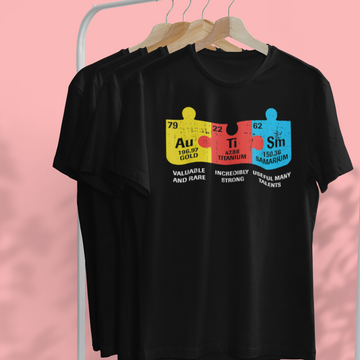 Autism Elements Periodic Table Awareness Asd Men Women Kids Shirt - Standard T-Shirt